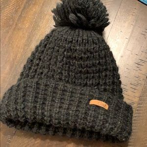 Super Warm Coal Pom Beanie